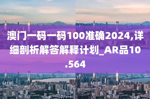 澳門一碼一碼100準確2024,詳細剖析解答解釋計劃_AR品10.564