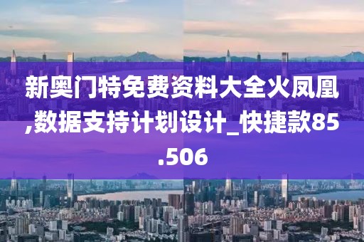 新奧門特免費資料大全火鳳凰,數(shù)據(jù)支持計劃設(shè)計_快捷款85.506