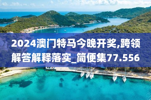 2024澳門特馬今晚開獎,跨領解答解釋落實_簡便集77.556