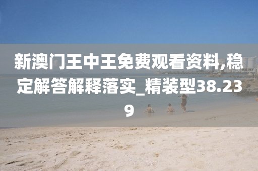 新澳門王中王免費(fèi)觀看資料,穩(wěn)定解答解釋落實(shí)_精裝型38.239