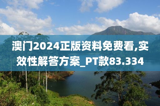澳門2024正版資料免費看,實效性解答方案_PT款83.334