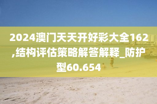 2024澳門天天開好彩大全162,結(jié)構(gòu)評(píng)估策略解答解釋_防護(hù)型60.654