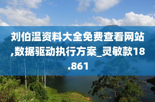 劉伯溫資料大全免費查看網站,數據驅動執行方案_靈敏款18.861