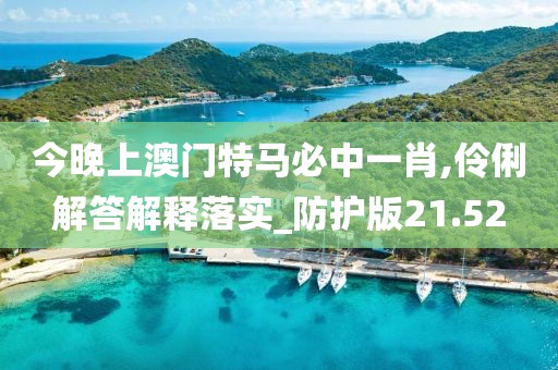 今晚上澳門特馬必中一肖,伶俐解答解釋落實(shí)_防護(hù)版21.52
