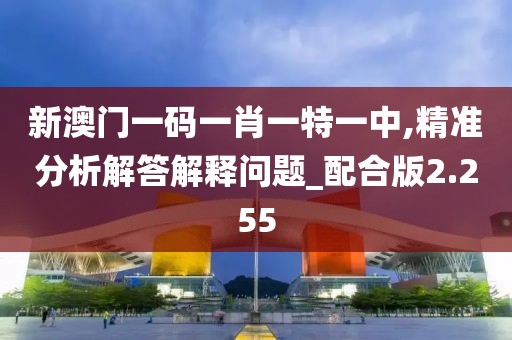 新澳門一碼一肖一特一中,精準分析解答解釋問題_配合版2.255