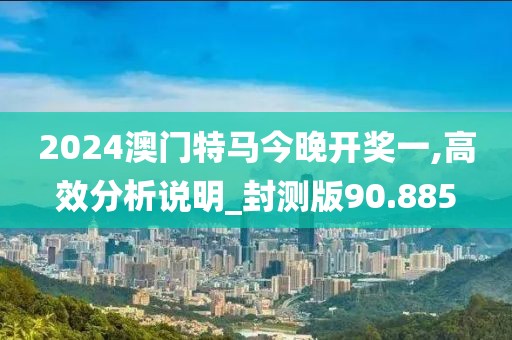 2024澳門特馬今晚開獎一,高效分析說明_封測版90.885