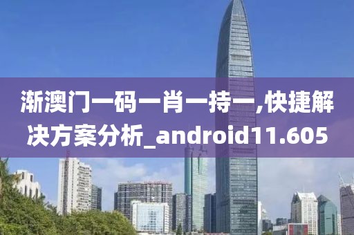 漸澳門一碼一肖一持一,快捷解決方案分析_android11.605