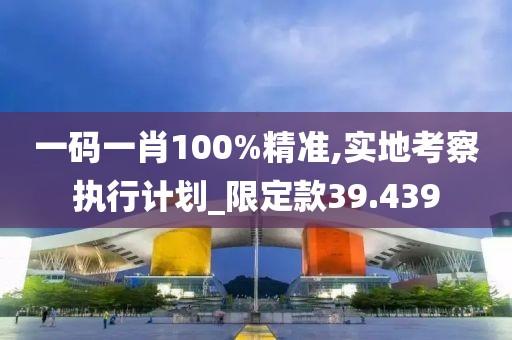 一碼一肖100%精準(zhǔn),實(shí)地考察執(zhí)行計(jì)劃_限定款39.439