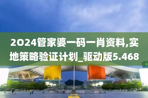 2O24管家婆一碼一肖資料,實地策略驗證計劃_驅(qū)動版5.468