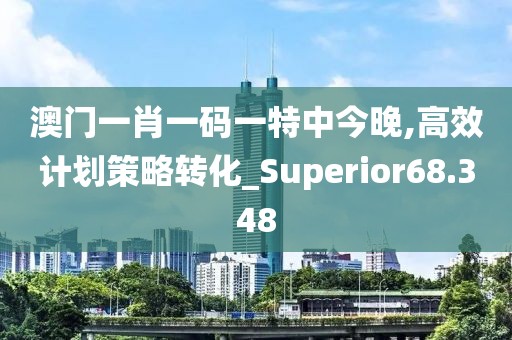 澳門一肖一碼一特中今晚,高效計劃策略轉化_Superior68.348