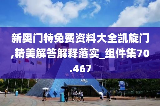 新奧門(mén)特免費(fèi)資料大全凱旋門(mén),精美解答解釋落實(shí)_組件集70.467