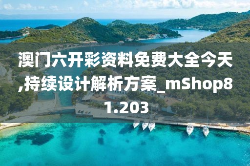 澳門六開彩資料免費大全今天,持續設計解析方案_mShop81.203