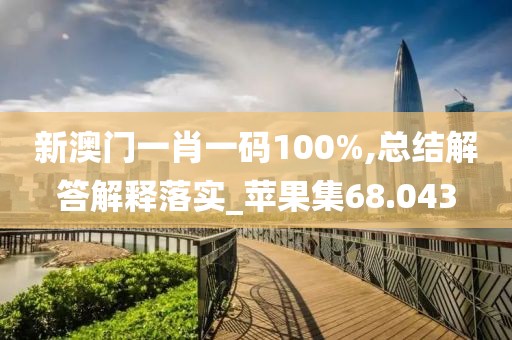 新澳門一肖一碼100%,總結解答解釋落實_蘋果集68.043