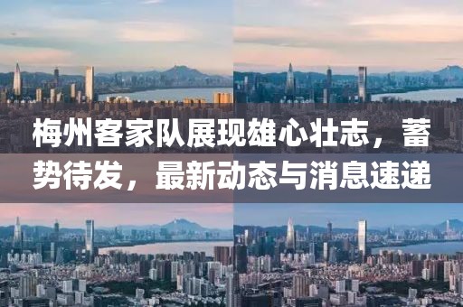 梅州客家隊展現雄心壯志，蓄勢待發，最新動態與消息速遞