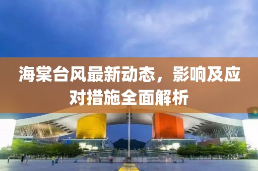 海棠臺風最新動態，影響及應對措施全面解析