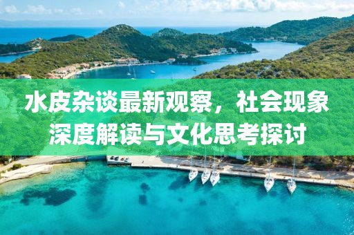 水皮雜談最新觀察，社會現象深度解讀與文化思考探討