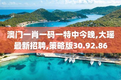 澳門一肖一碼一特中今晚,大瑤最新招聘,策略版30.92.86