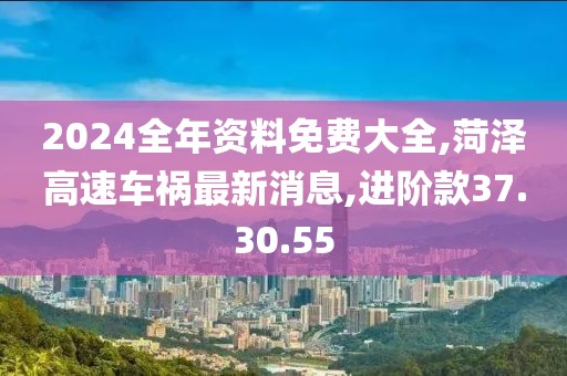2024全年資料免費大全,菏澤高速車禍最新消息,進階款37.30.55
